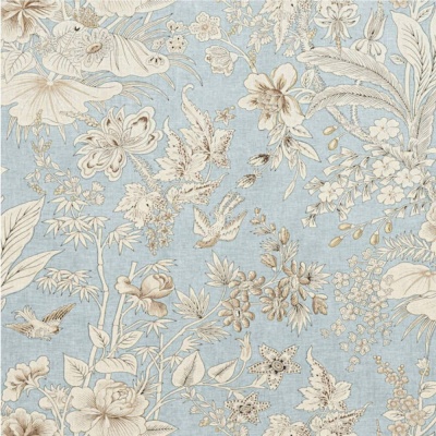 Thibaut Rosalind Linen In Spa Blue